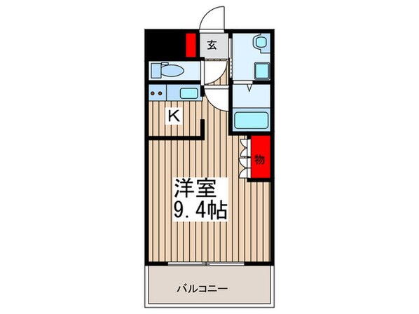 サニーハイツの物件間取画像